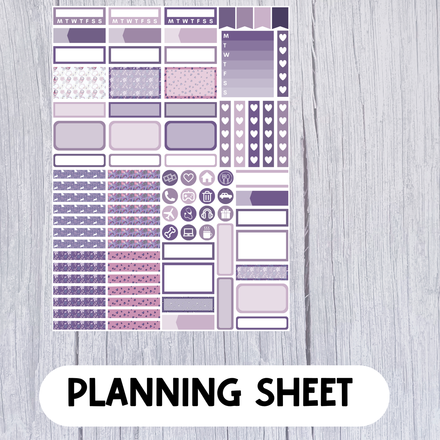 Purple Haze Functional Planner Bundle
