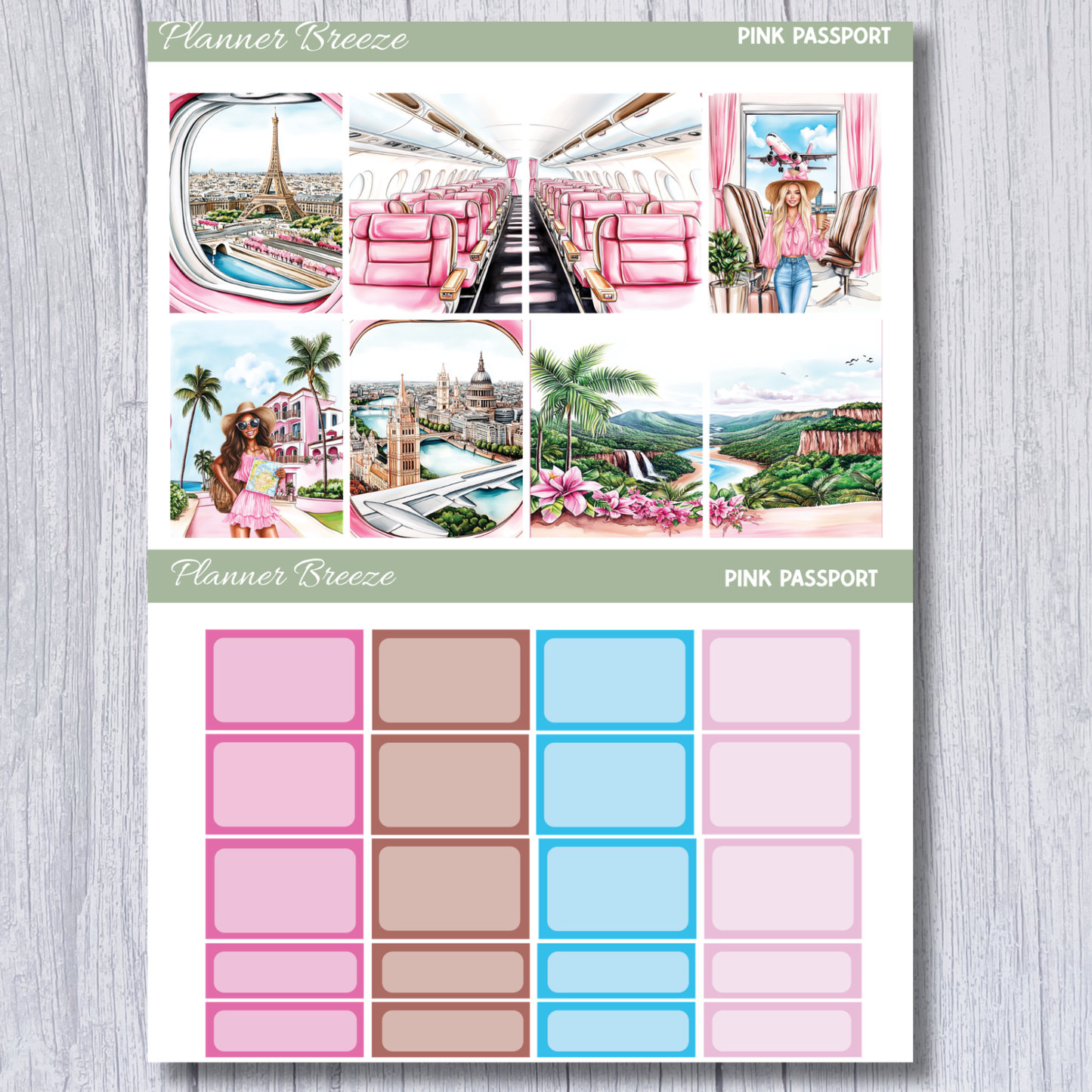 Pink Passport Full Weekly Kit