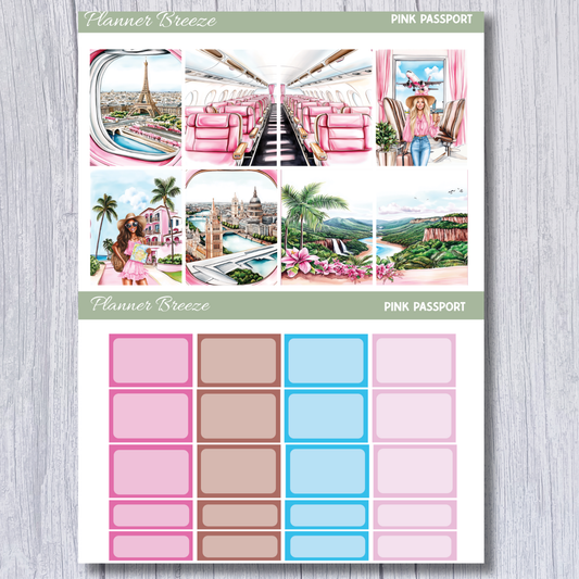Pink Passport Full Weekly Kit