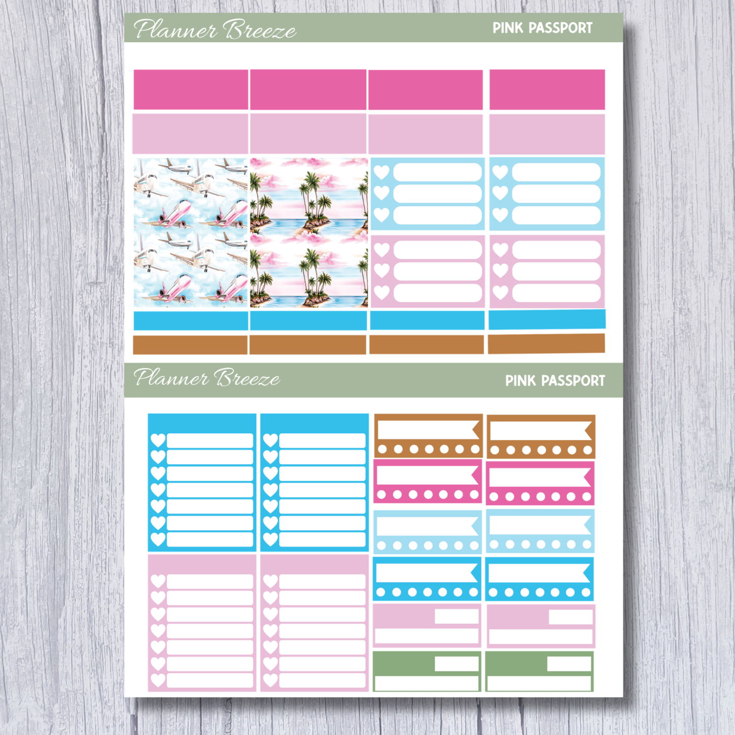 Pink Passport Full Weekly Kit