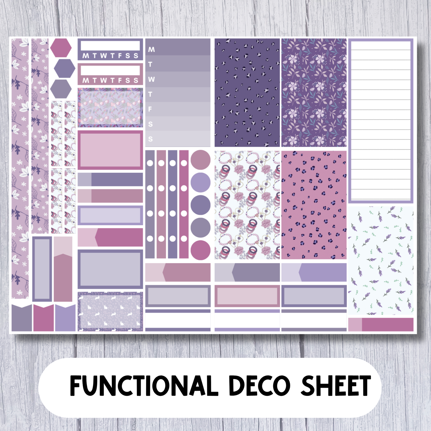 Purple Haze Functional Planner Bundle