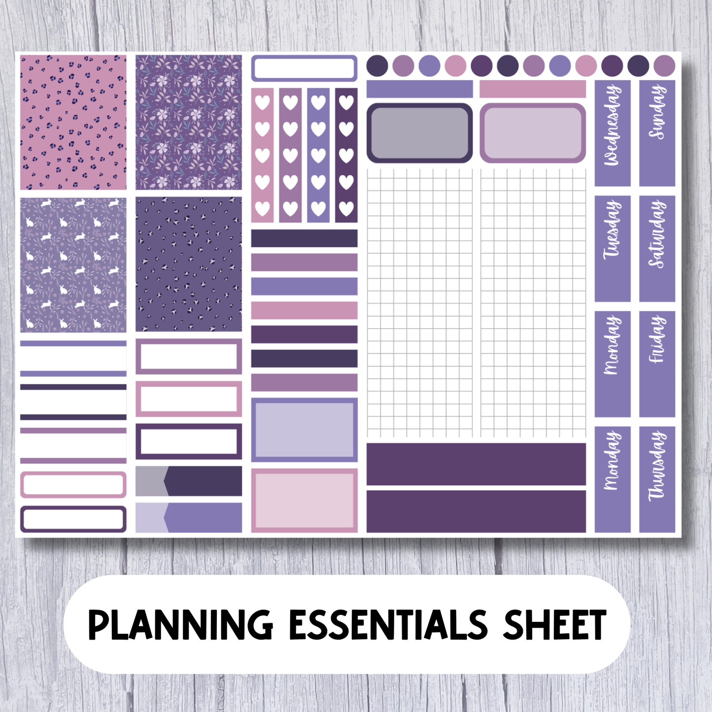 Purple Haze Functional Planner Bundle