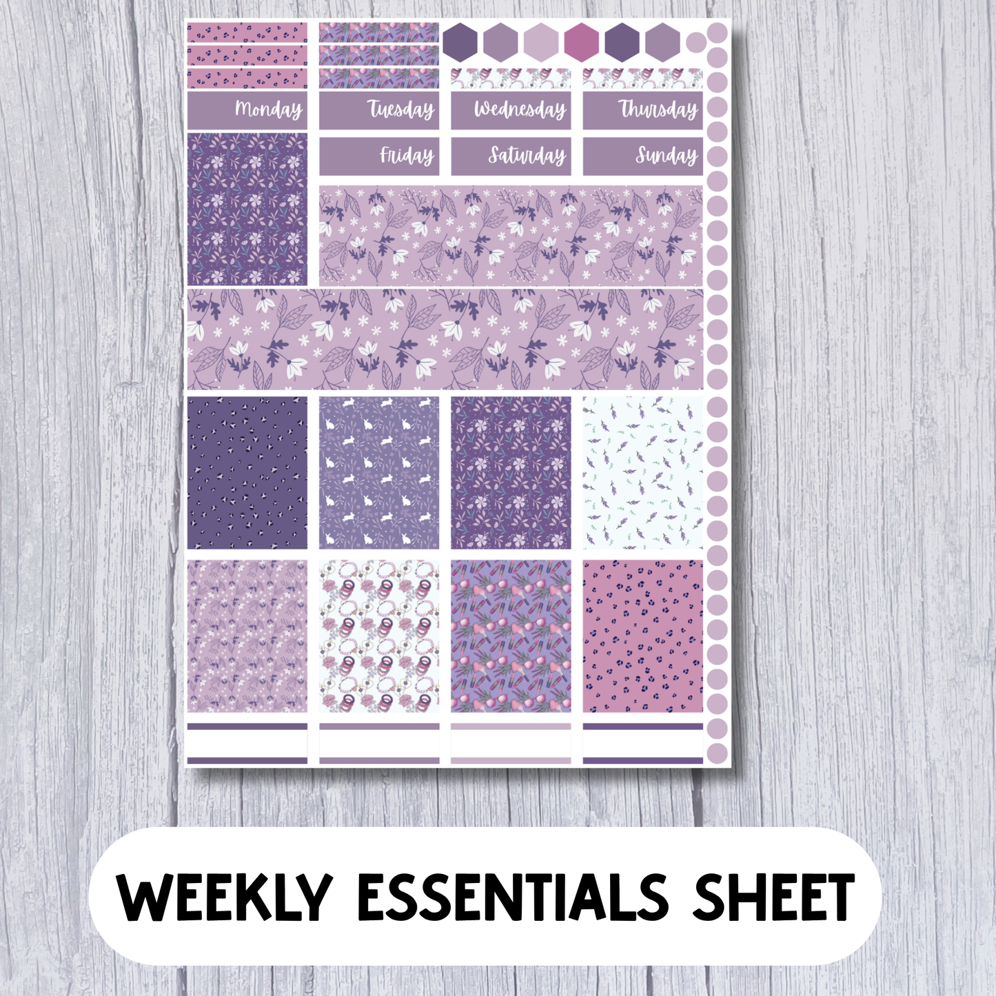 Purple Haze Functional Planner Bundle