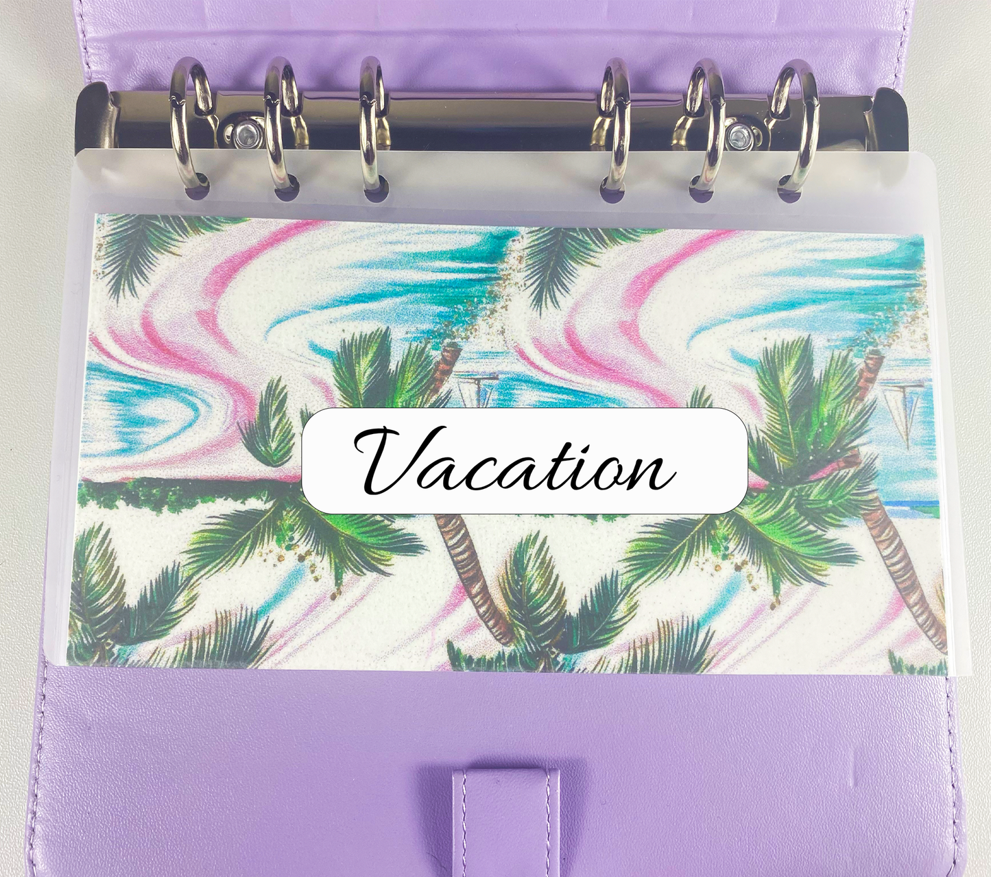 Palm Paradise Laminated Cash Envelopes